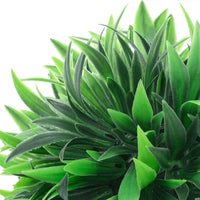 Sfere di Bosso Artificiale con Luci LED 2 pz Verdi 20 cm 3335899