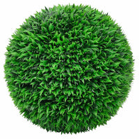 Sfere di Bosso Artificiale con Luci LED 2 pz Verdi 55 cm 3335903