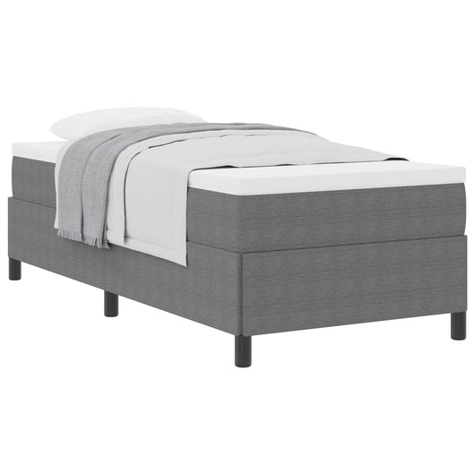 Letto a molle Grigio chiaro 80 x 200 cm Velluto 42006937