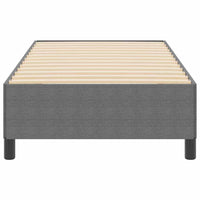 Letto a molle Grigio chiaro 80 x 200 cm Velluto 42006937