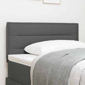 Testiera-Testata-Testiera Decorativa Grigio scuro 90 cm Pelle Sintetica 698260