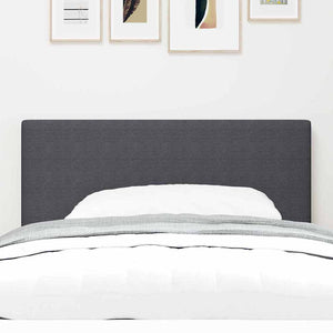 Testiera con testiera Grigio scuro 90 cm Tessuto a coste 42007046