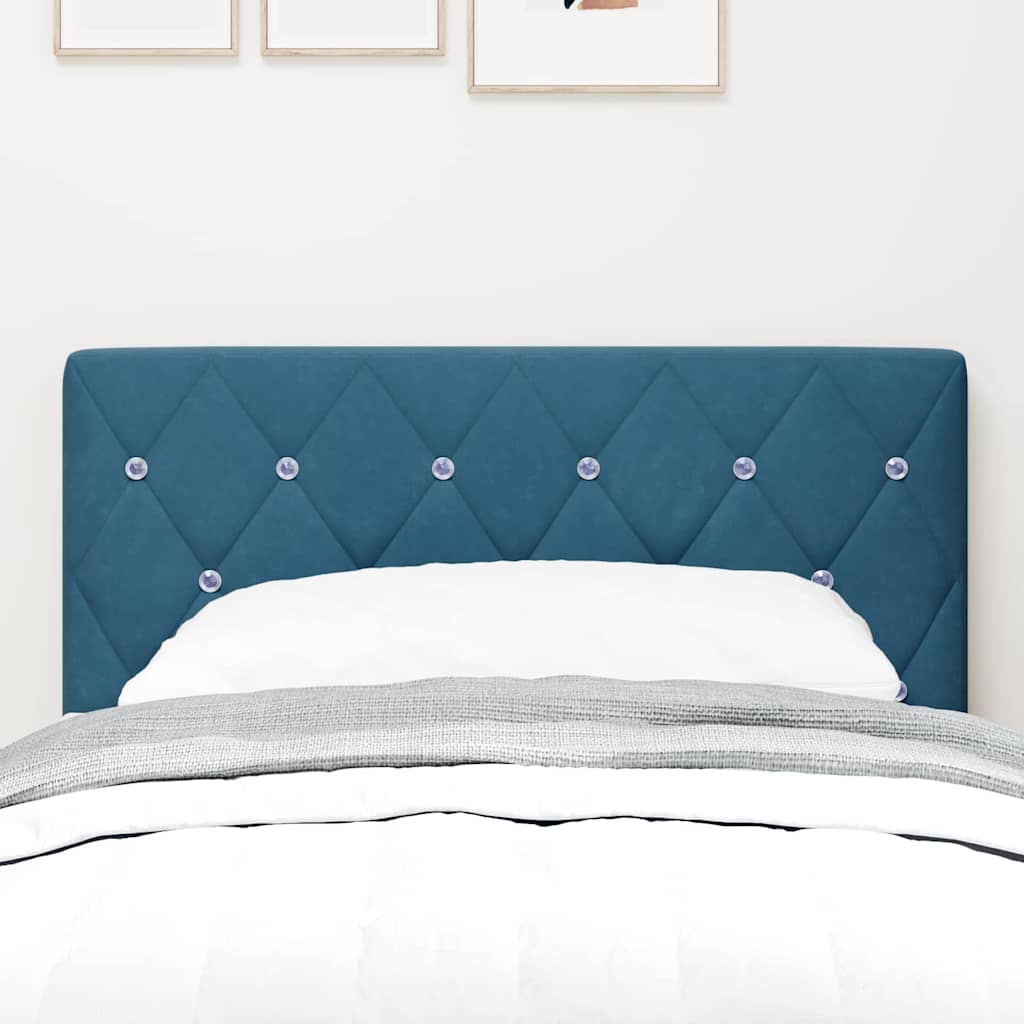 Testiera-Testata-Testiera Decorativa Blu Scuro 80 cm Pelle Sintetica