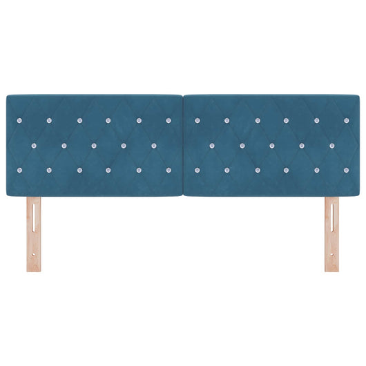 Testiera con testiera Blu Scuro 160 cm Pelle Sintetica 42007097