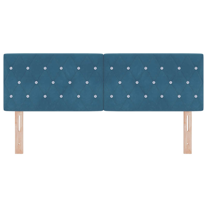 Testiera con testiera Blu Scuro 160 cm Pelle Sintetica 42007097