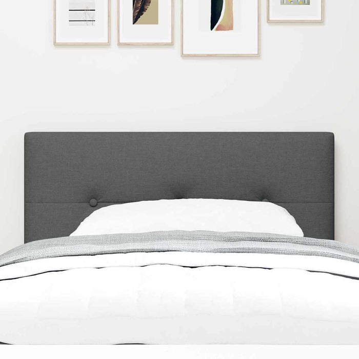 Testiera con testiera Grigio scuro 80 cm Tessuto 42007112