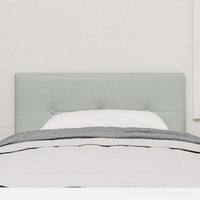 Testiera-Testata-Testiera Decorativa Grigio chiaro 90 cm Pelle Sintetica 745064