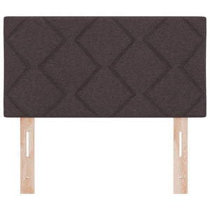 Testiera in Tessuto Altro Marrone scuro 80 cm Tessuto 42007205