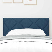 Testiera  Design Blocchi Diamante Blu 80 cm in Tessuto 42007208