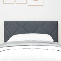 Testiera Montaggio a parete Grigio scuro 80 cm Velluto 42007210