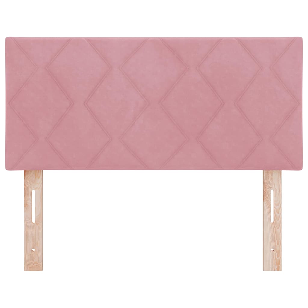 Testiera-Testata-Testiera Decorativa Rosa 100 cm Velluto 950143