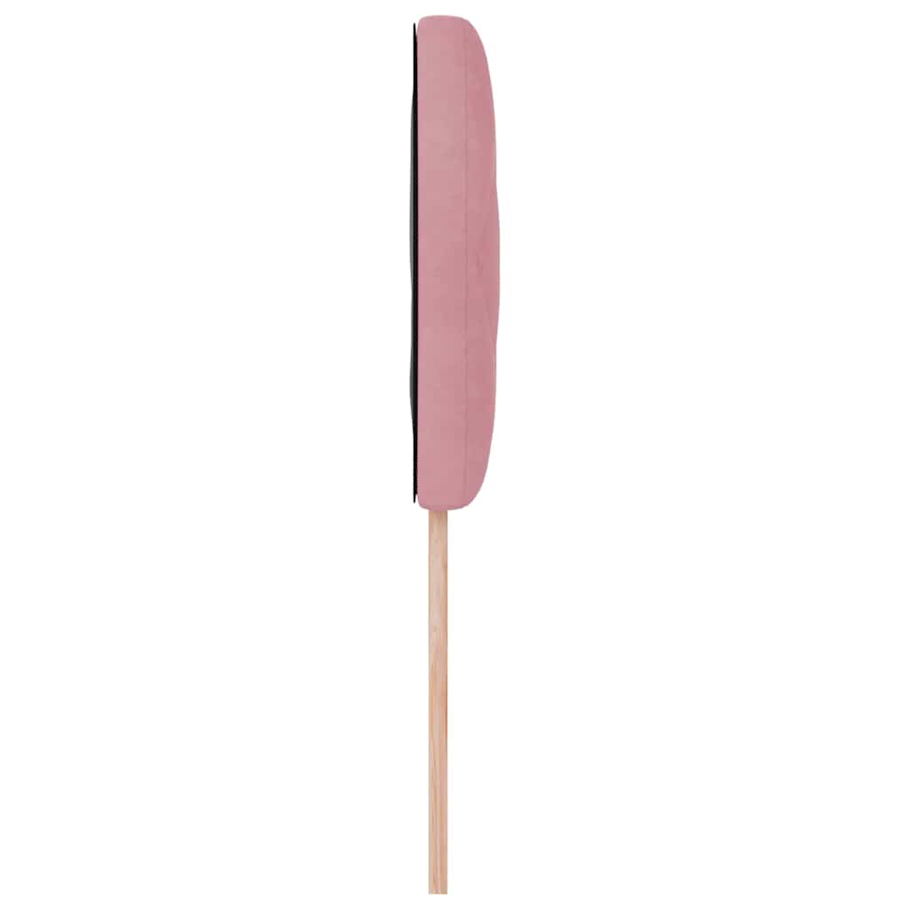 Testiera-Testata-Testiera Decorativa Rosa 100 cm Velluto 950143