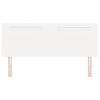 Testiera LED-Testata con Luci LED Bianco 160 cm Pelle Sintetica