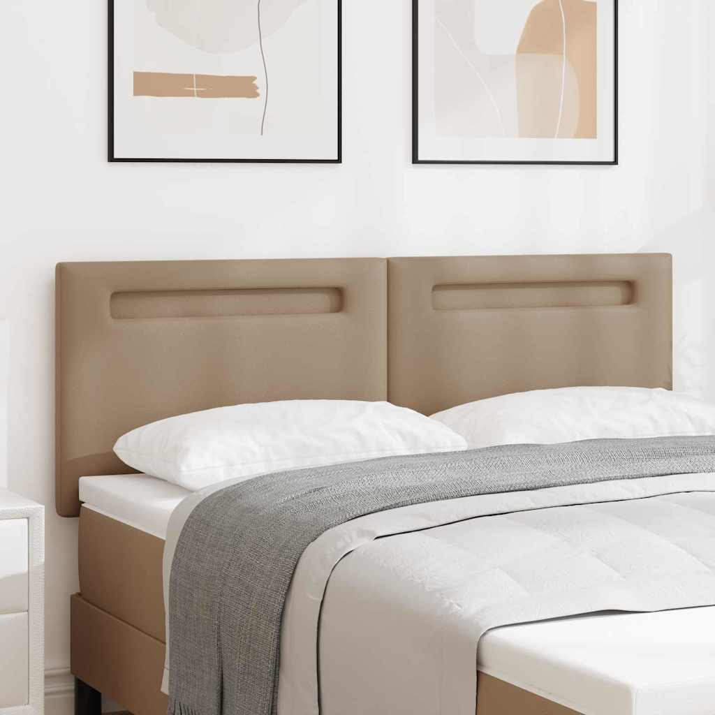 vidaXL Testiera Montaggio a parete con testiera Cappuccino 160 cm PVC