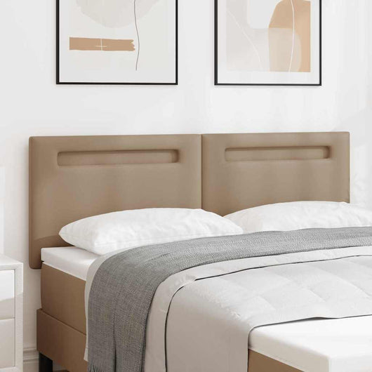 vidaXL Testiera Montaggio a parete con testiera Cappuccino 160 cm PVC