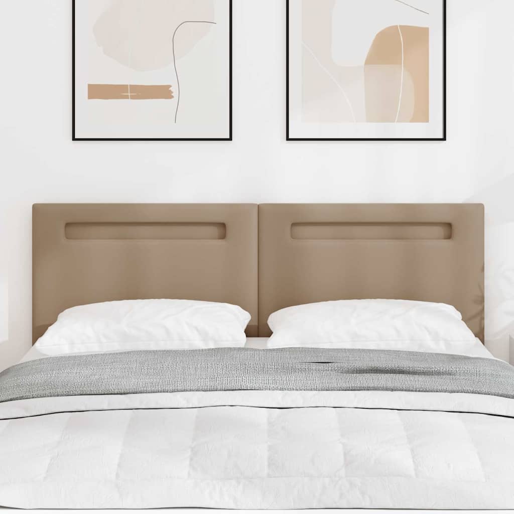 vidaXL Testiera Montaggio a parete con testiera Cappuccino 160 cm PVC