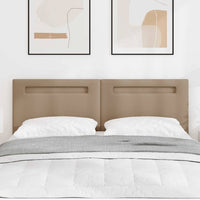 vidaXL Testiera Montaggio a parete con testiera Cappuccino 160 cm PVC