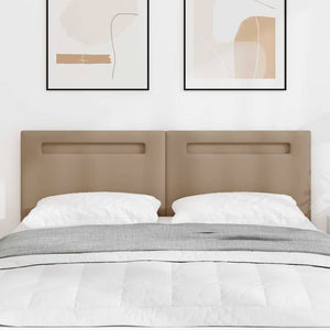 vidaXL Testiera Montaggio a parete con testiera Cappuccino 160 cm PVC