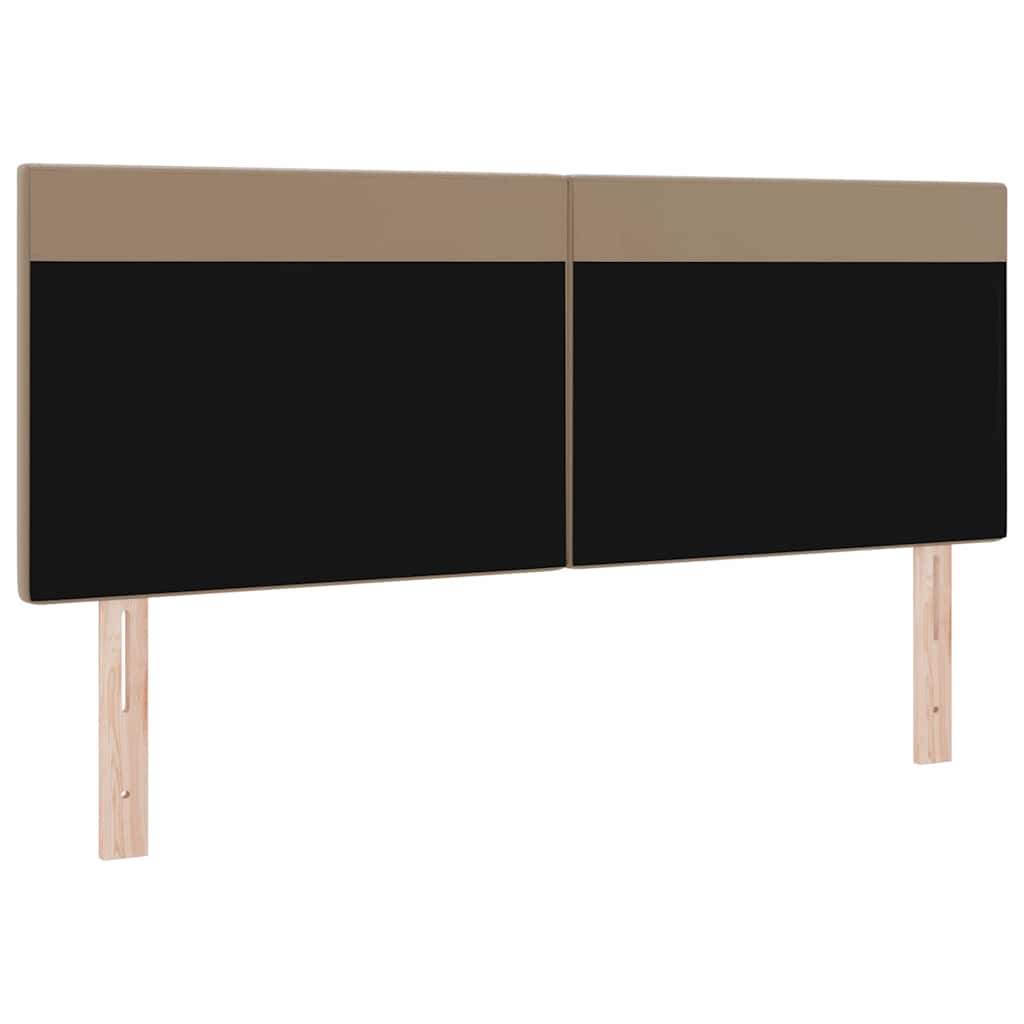 vidaXL Testiera Montaggio a parete con testiera Cappuccino 160 cm PVC