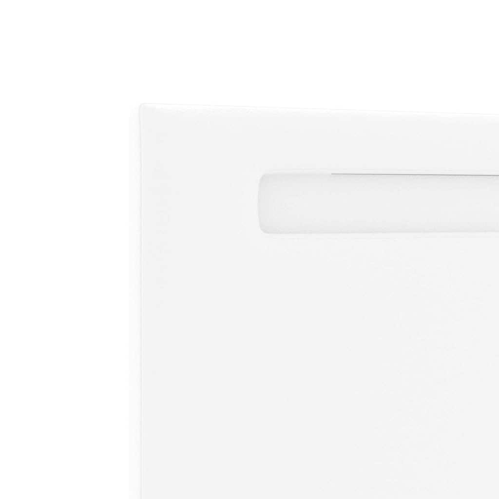 Testiera LED-Testata con Luci LED Bianco 200 cm Pelle Sintetica