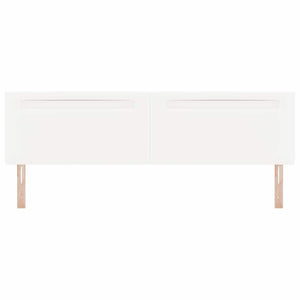 Testiera LED-Testata con Luci LED Bianco 200 cm Pelle Sintetica