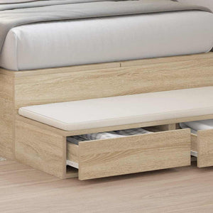 Cassetti per letto rovere sonoma 100 x 36.5 x 16.5 cm 866909