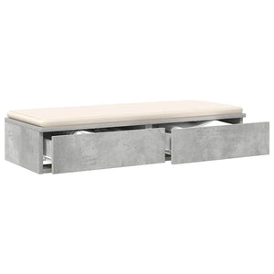 Cassetti per letto Grigio cemento 100 x 36.5 x 16.5 cm 866910
