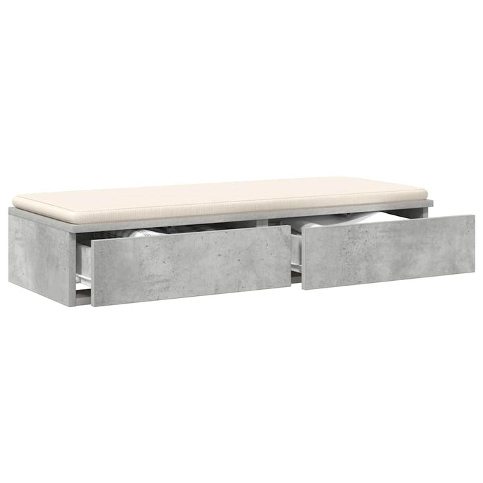 Cassetti per letto Grigio cemento 100 x 36.5 x 16.5 cm 866910