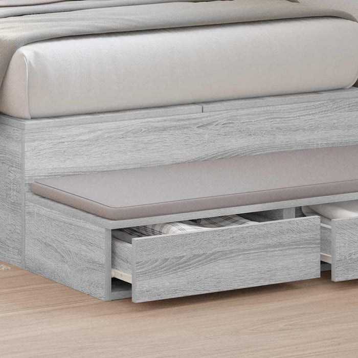 Cassetti per letto Grigio sonoma 90 x 36.5 x 16.5 cm 866936
