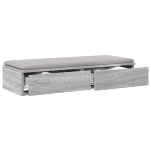 Cassetti per letto Grigio sonoma 90 x 36.5 x 16.5 cm 866936
