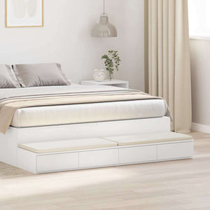 Cassetti per letto con cassetto Bianco 150 x 36.5 x 16.5 cm 866955