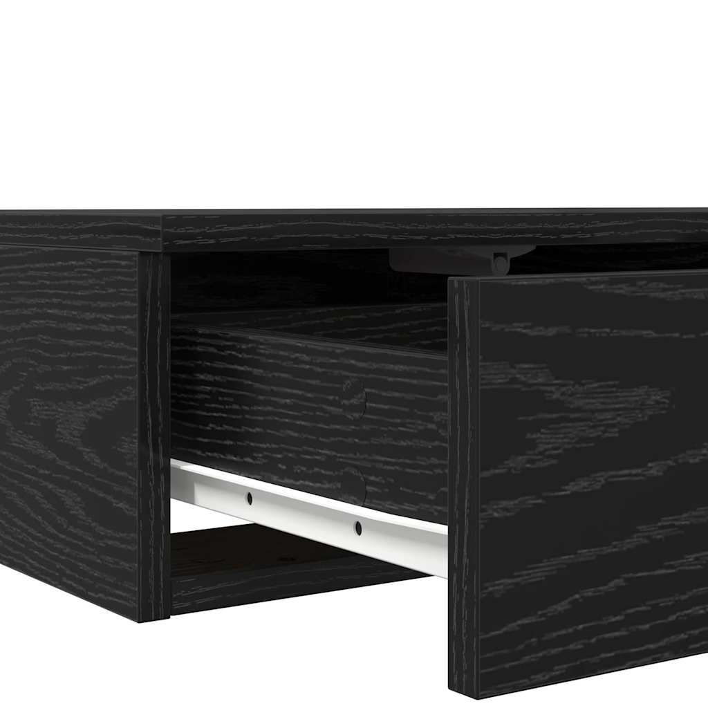 Cassetti per letto con cassetto Rovere nero 75 x 36.5 x 16.5 cm 866964