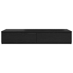 Cassetti per letto con cassetto Rovere nero 75 x 36.5 x 16.5 cm 866964