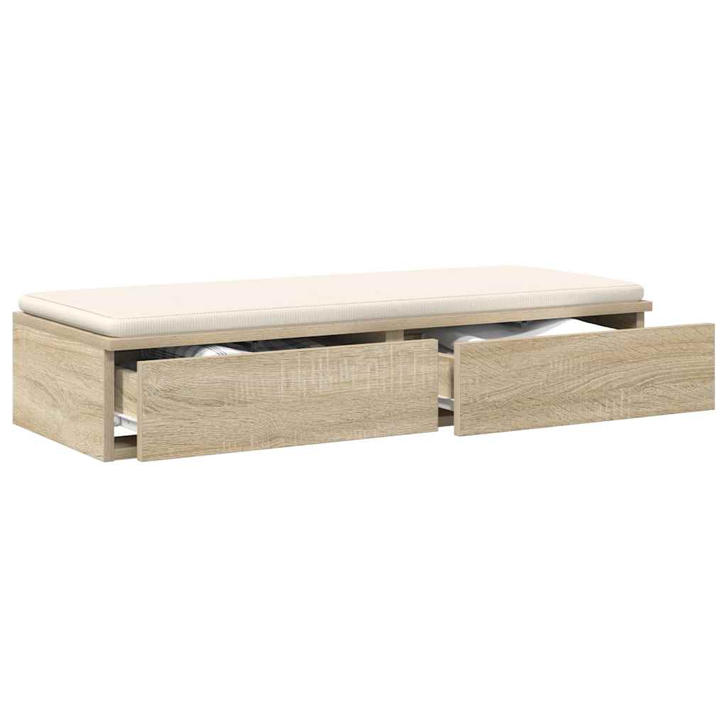 Cassetti per letto rovere sonoma 75 x 36.5 x 16.5 cm 866965
