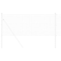 vidaXL Recinzione in Rete Saldato Argento 0.4 x 10 m Acciaio