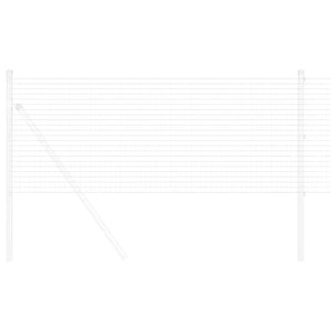 vidaXL Recinzione in Rete Saldato Argento 0.4 x 10 m Acciaio