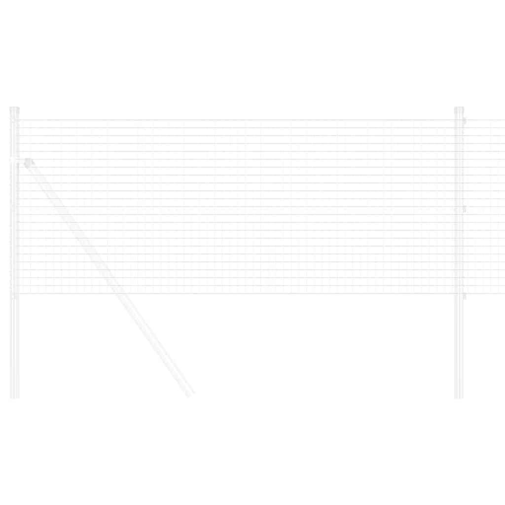 Recinzione in Rete Saldato Argento 0.4 x 10 m Acciaio 42004876