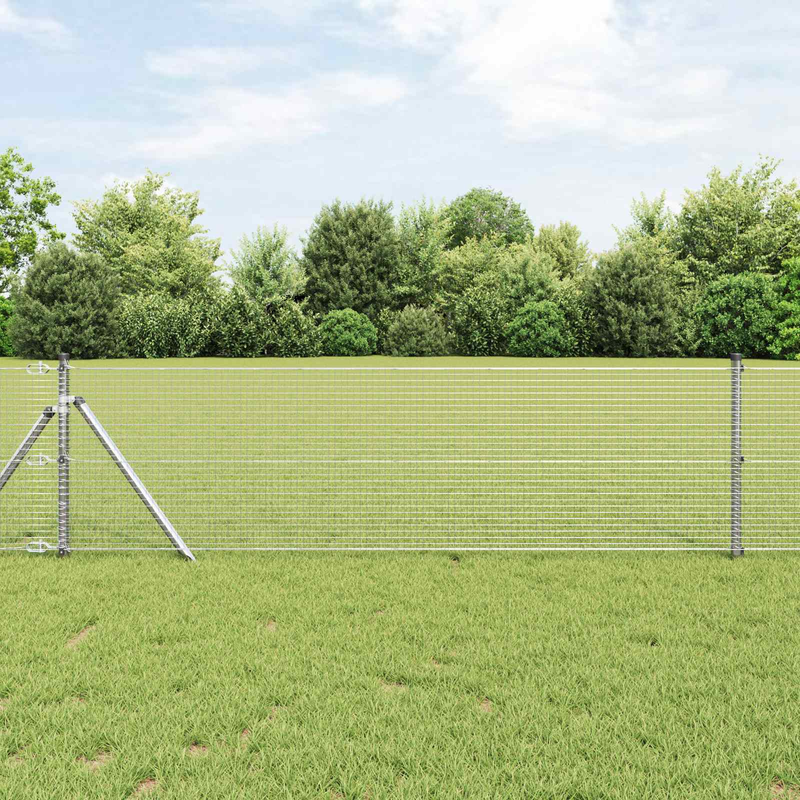 Recinzione in Rete Saldato Argento 0.6 x 25 m 42004919