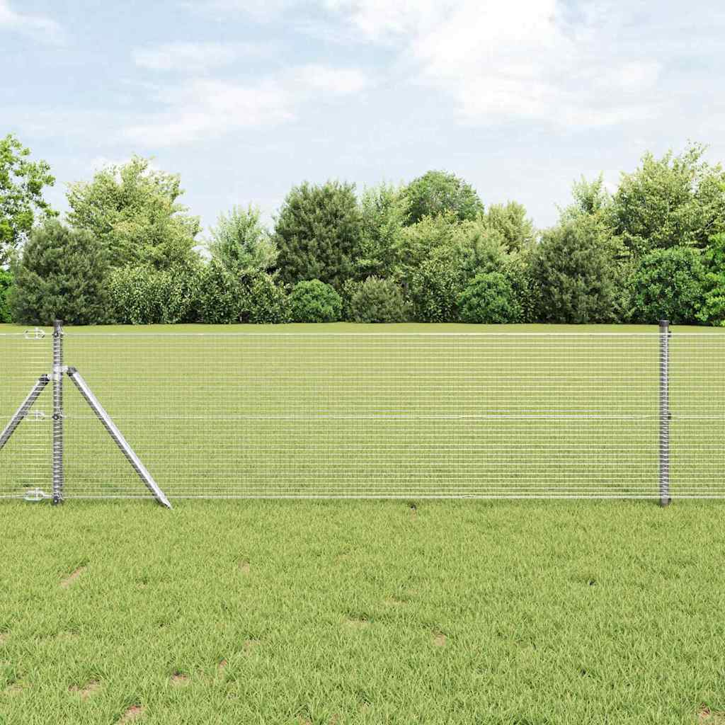 Recinzione in Rete Saldato Argento 0.4 x 50 m 42004946