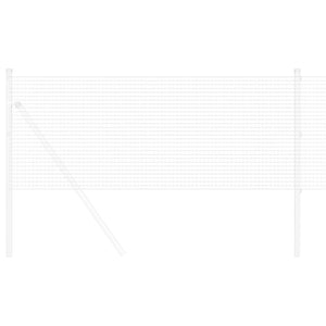 Recinzione in Rete Saldato Argento 0.8 x 100 m 42004995