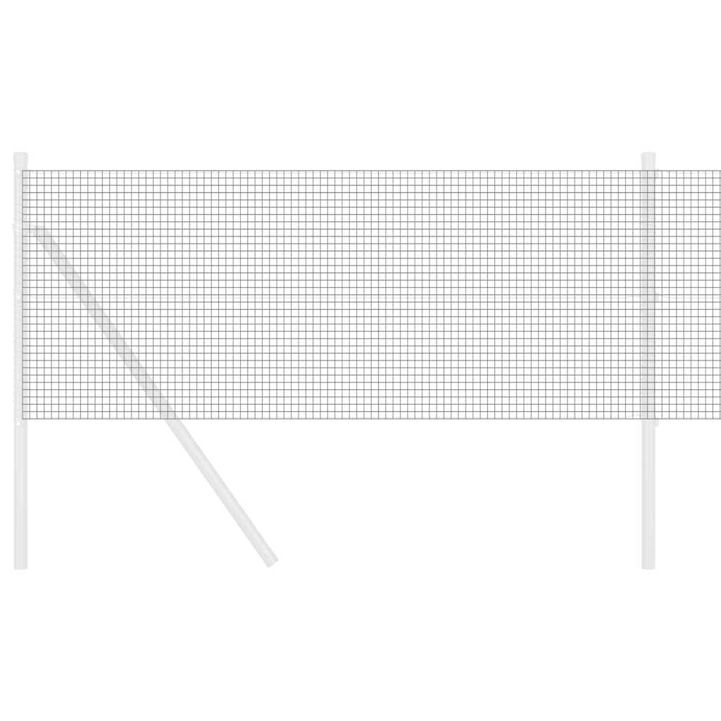 Recinzione in Rete Saldato Grigio 0.6 x 50 m Acciaio 42005242