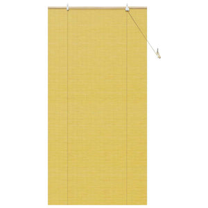 vidaXL Tende e Tapparelle per Finestre con tende Giallo Bambù