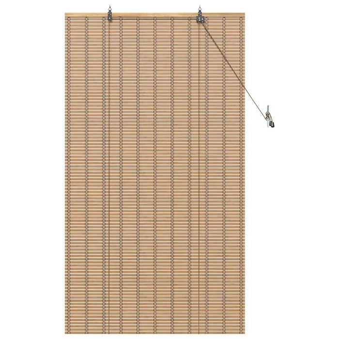 Tenda a rullo Altro Marrone Chiaro 90 x 160 cm Bambù 42006898