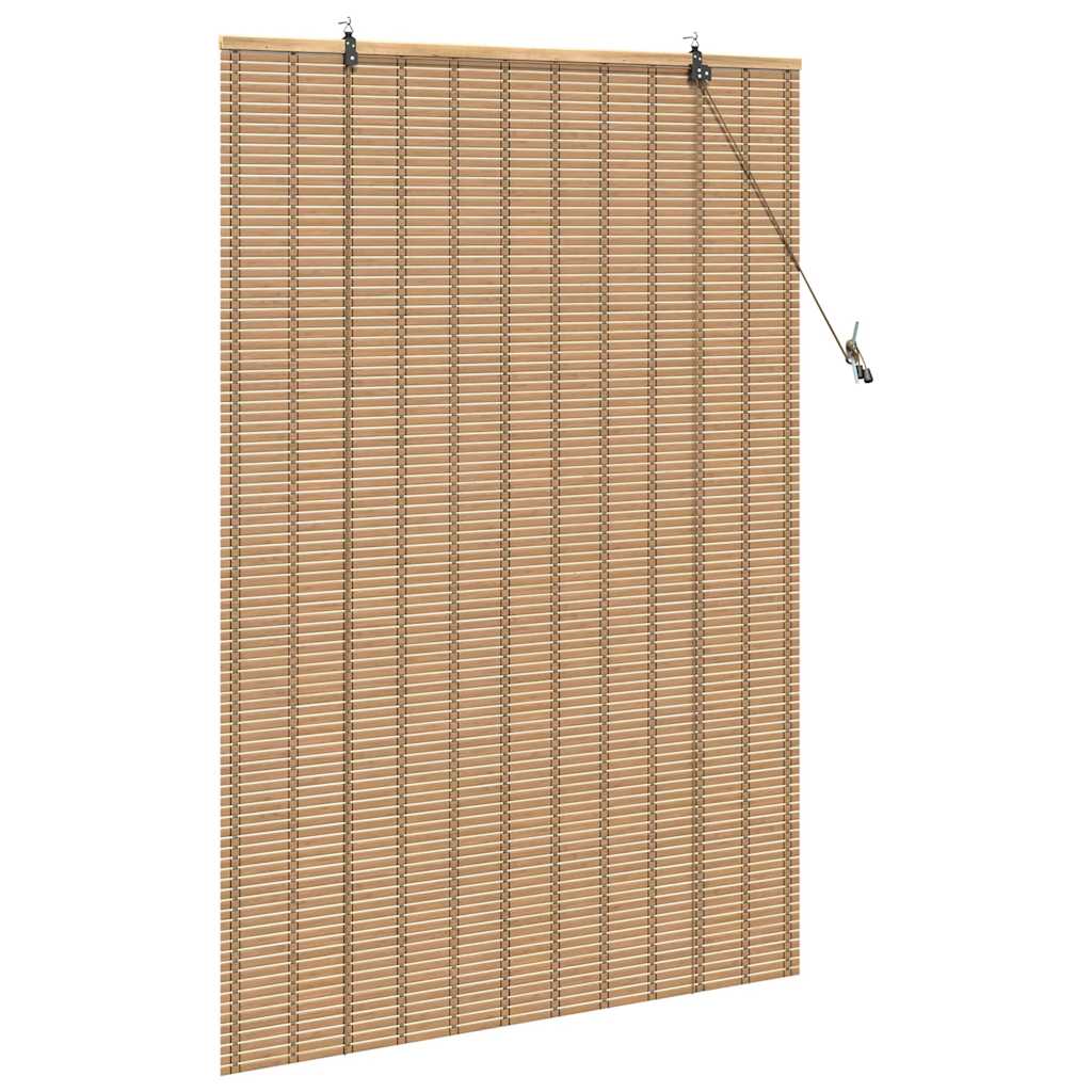 Tenda a rullo Altro Marrone Chiaro 120 x 160 cm Bambù 42006904