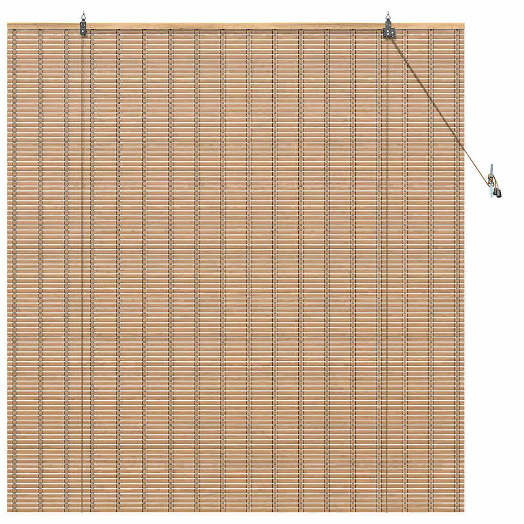Tenda a rullo Altro Marrone Chiaro 140 x 160 cm Bambù 42006906
