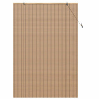 Tenda a rullo Altro Marrone Chiaro 150 x 220 cm Bambù 42006909
