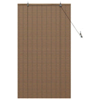 vidaXL Tenda per Finestra con tende Marrone 100 x 160 cm Bambù