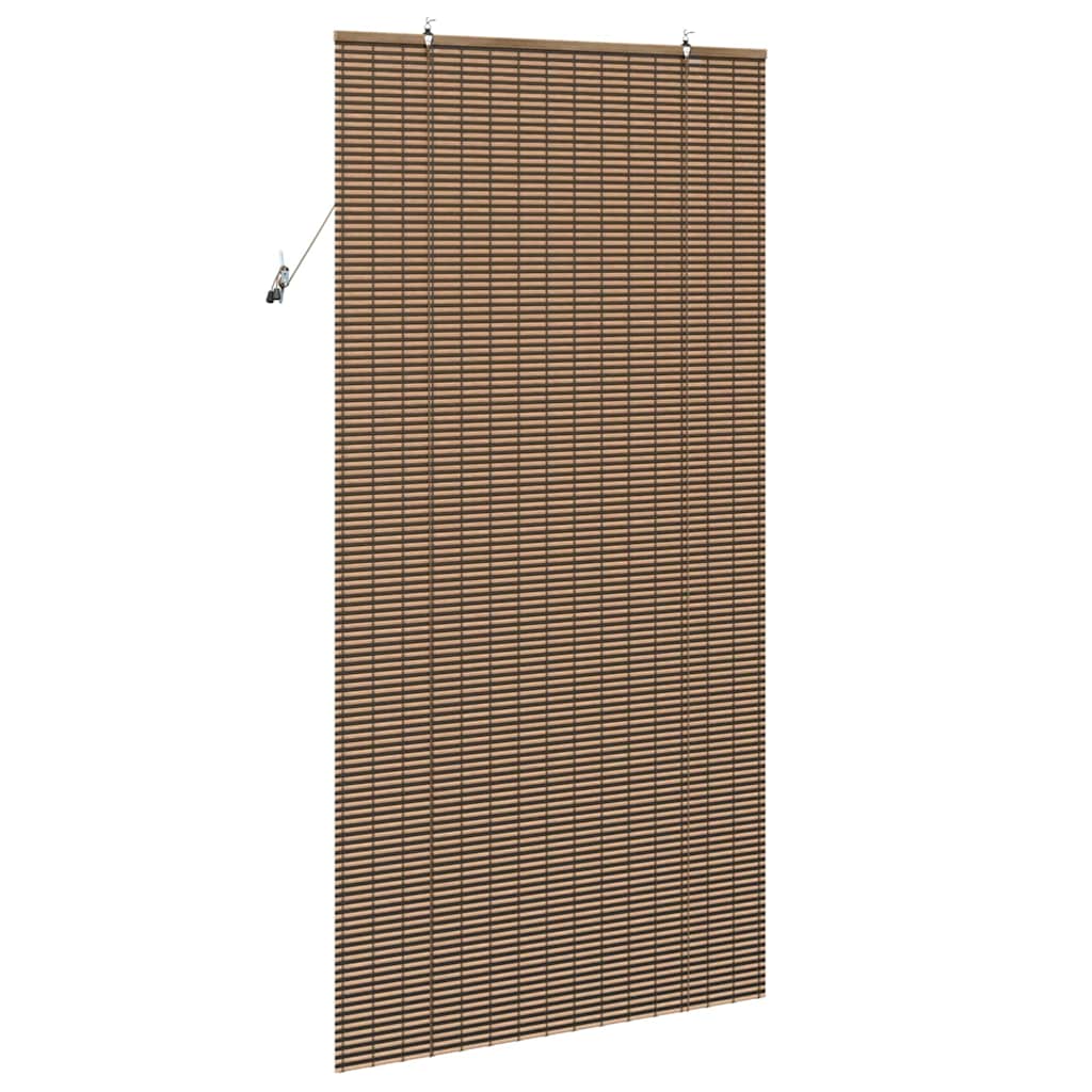 vidaXL Tenda per Finestra con tende Marrone 120 x 220 cm Bambù
