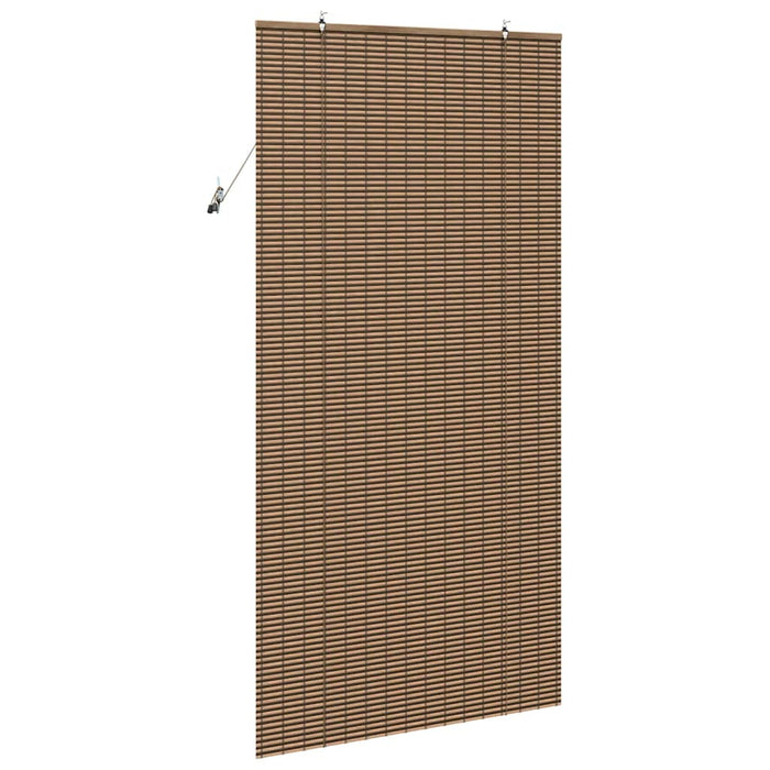 vidaXL Tenda per Finestra con tende Marrone 120 x 220 cm Bambù