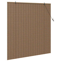 vidaXL Tenda per Finestra con tende Marrone 140 x 160 cm Bambù